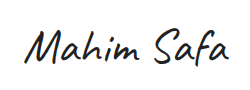 Mahim Safa Blog